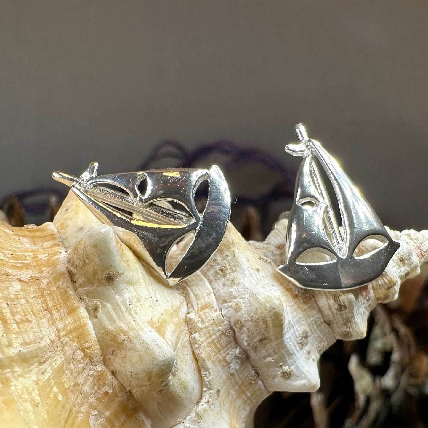 Summerlea Sailboat Post Earrings - 