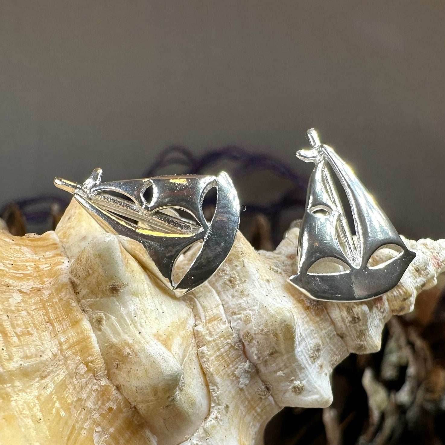 Summerlea Sailboat Post Earrings - 