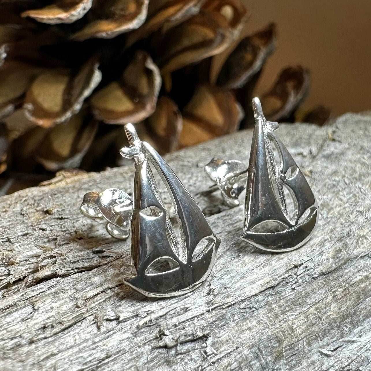 Summerlea Sailboat Post Earrings - 