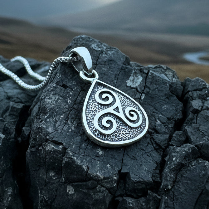 Rathkenny Celtic Spiral Necklace