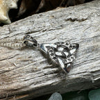 Marcasite Trinity Knot Necklace