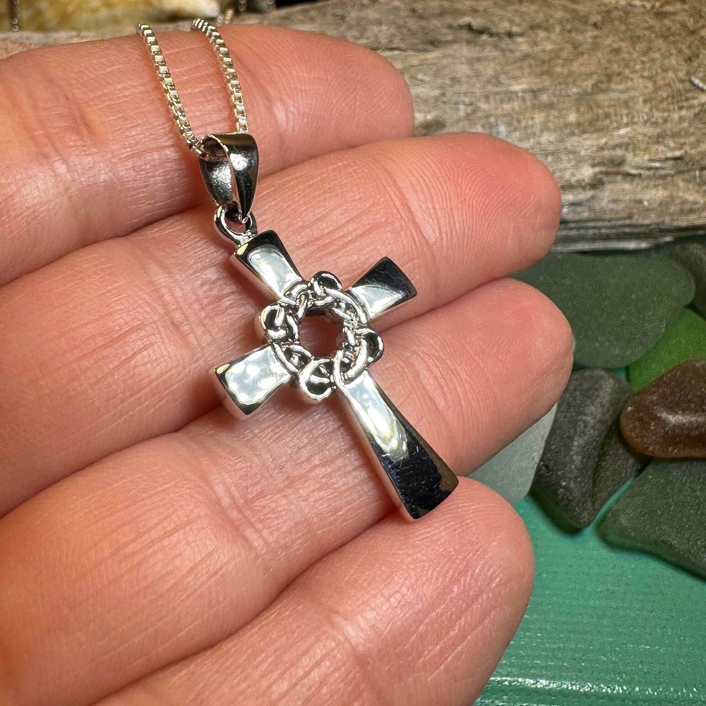 Cafell Celtic Cross Necklace - 18