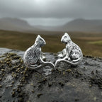 Dagny Cat Stud Earrings