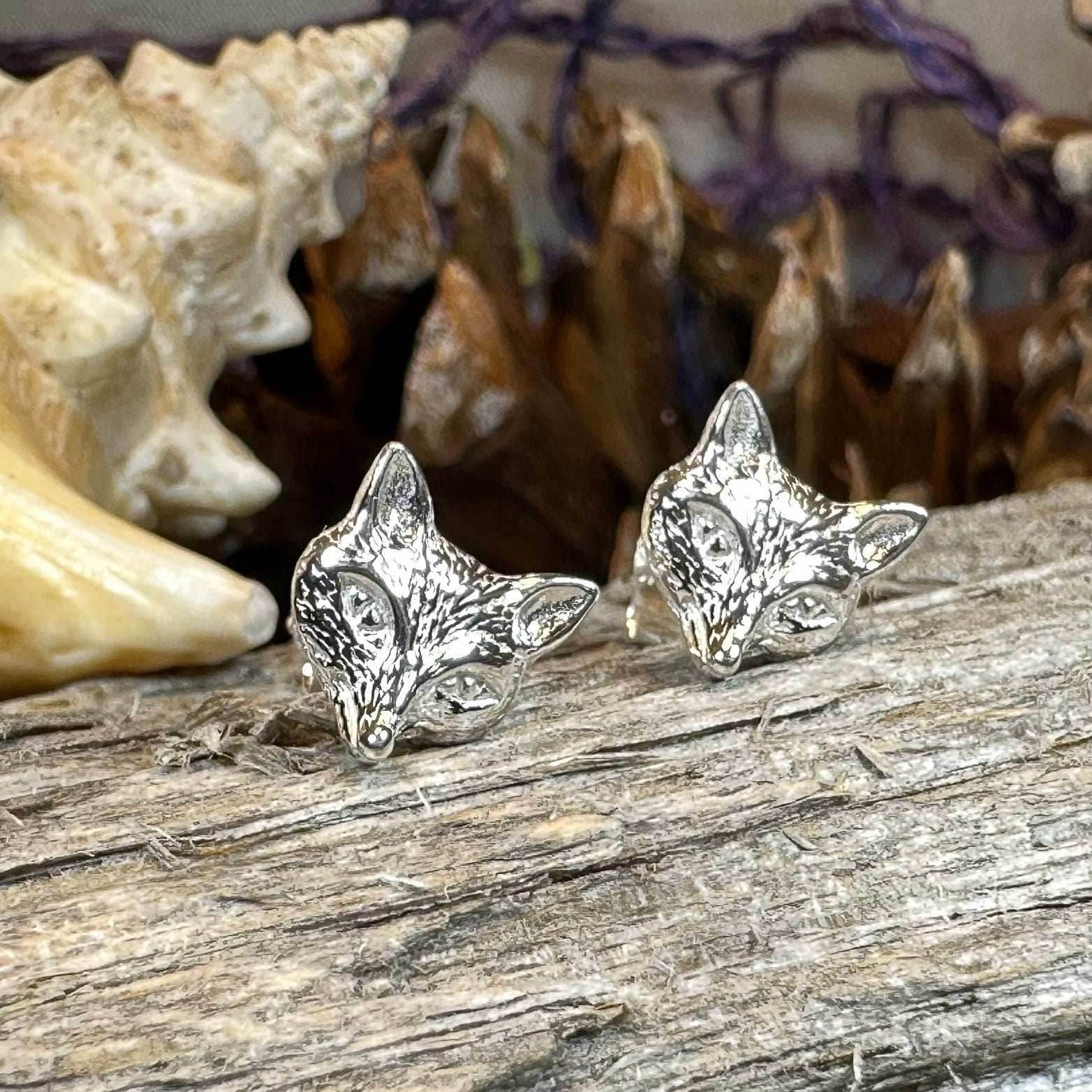 Little Fox Stud Earring - 