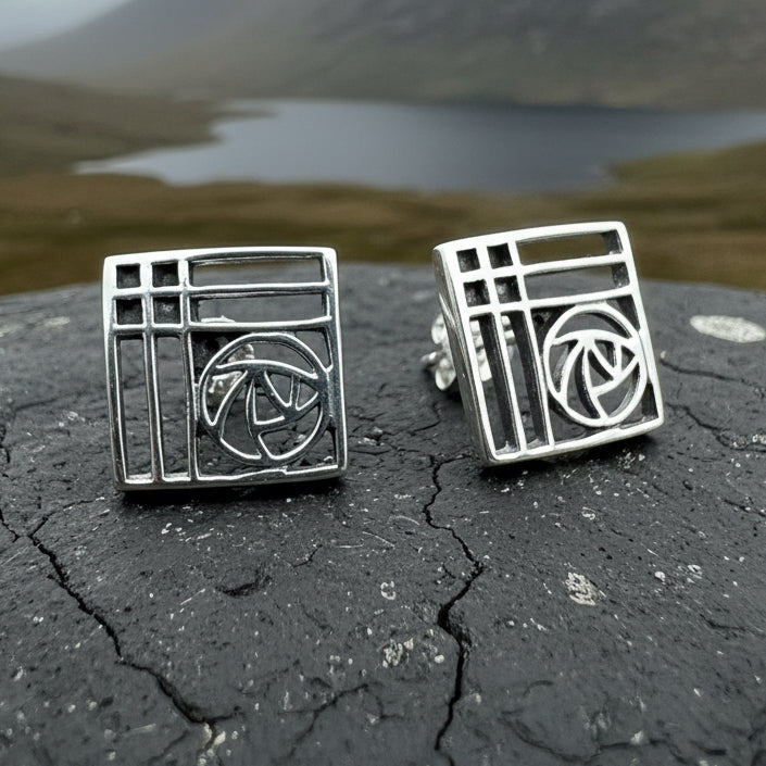 Lacee Mackintosh Rose Post Earrings