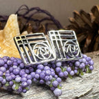 Lacee Mackintosh Rose Post Earrings - 