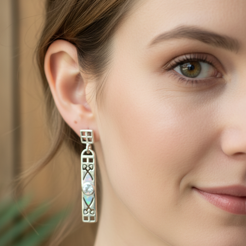 Scottish Art Deco Earrings