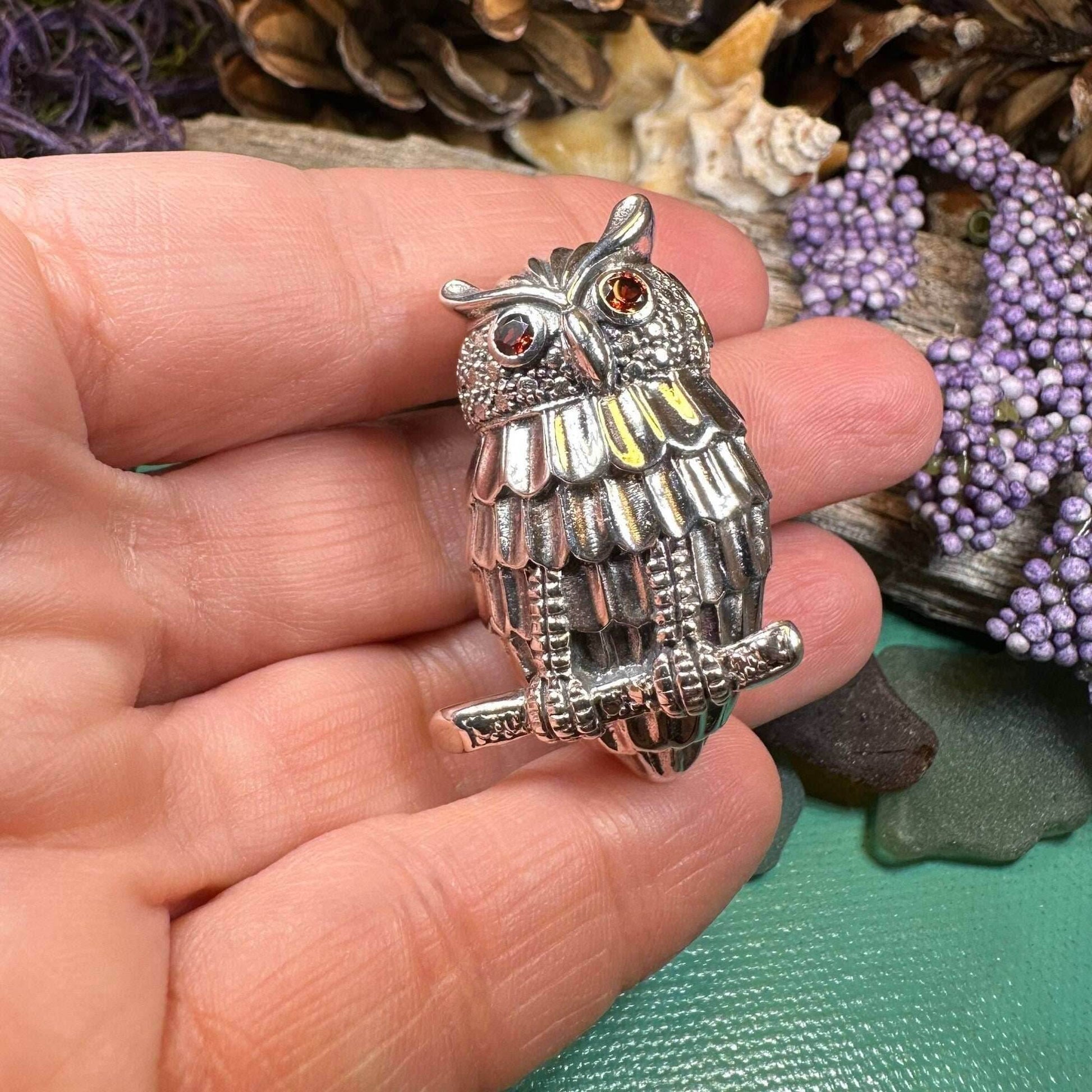 Athena Owl Necklace & Brooch - 18