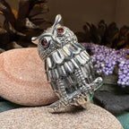 Athena Owl Necklace & Brooch - 18