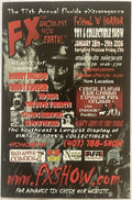 Rare 2006 Comic Con Horror Fest Vintage Collectible Show Card