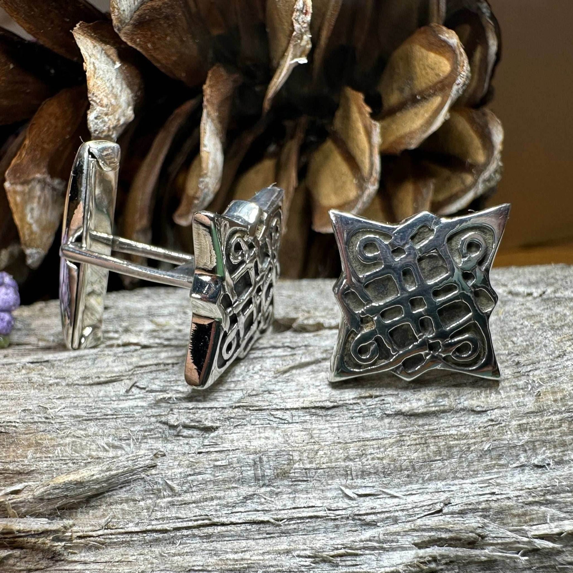 Mulkear Celtic Knot Cuff Links - 