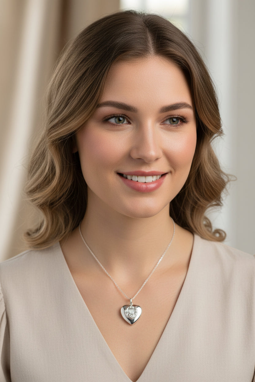 Aoife Claddagh Locket Necklace