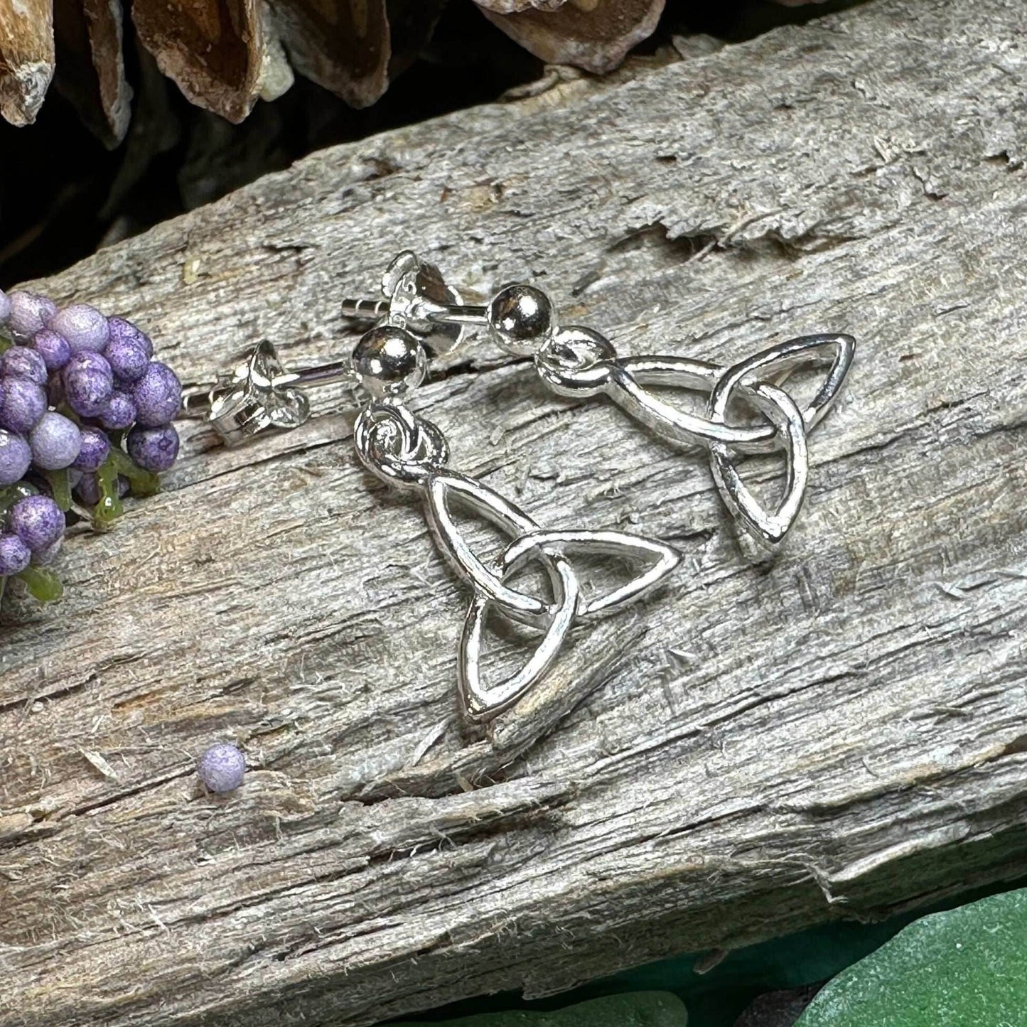 Avalina Trinity Knot Earrings - 