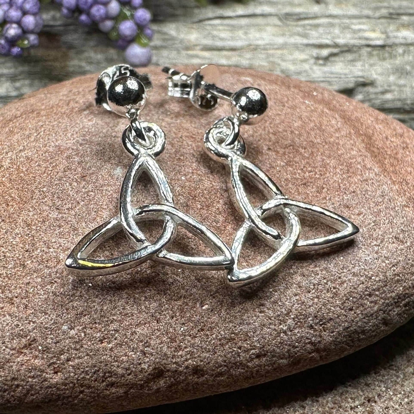 Avalina Trinity Knot Earrings - 