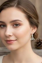 Avalina Trinity Knot Earrings