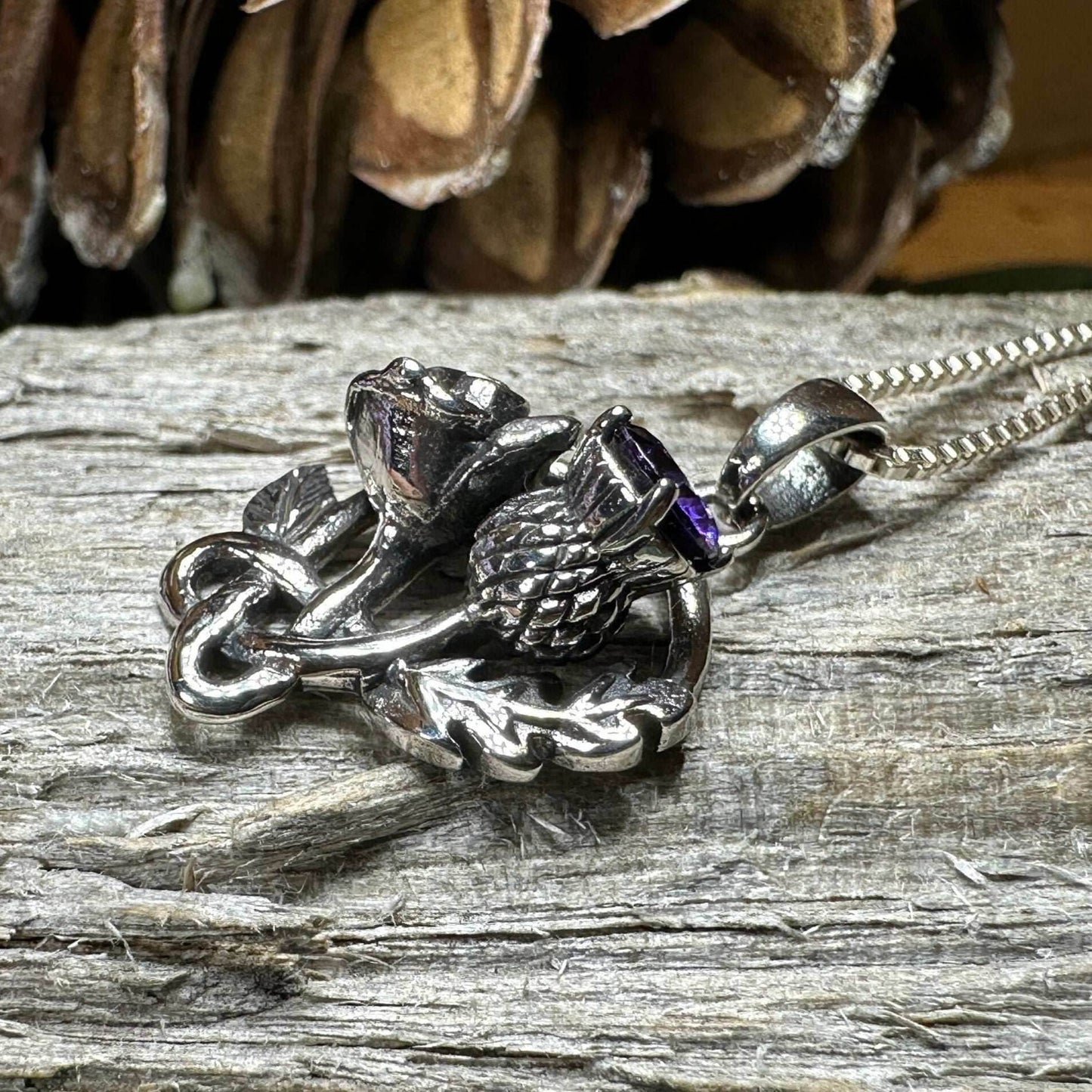 Thistle & Rose Necklace - 18