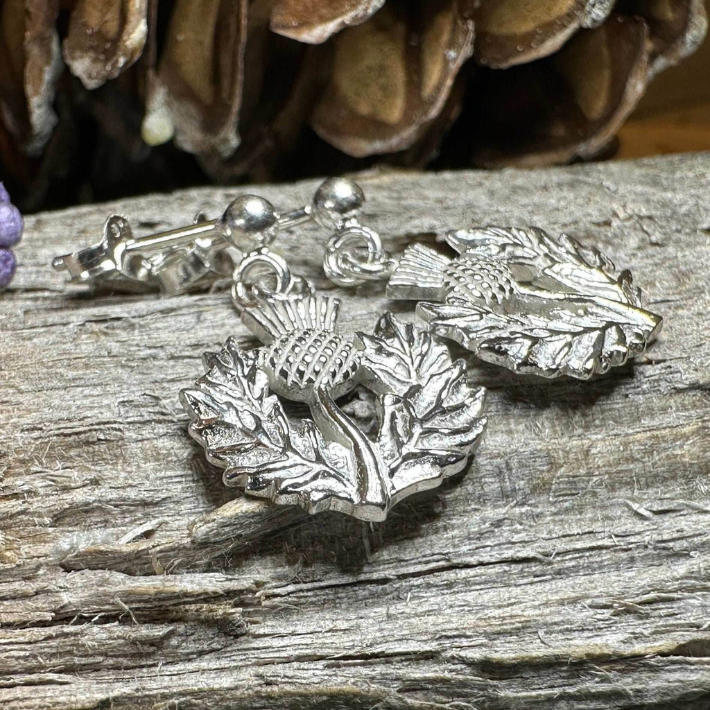 Realistic Thistle Earrings - 
