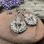 Realistic Thistle Earrings - 