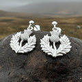 Realistic Thistle Earrings