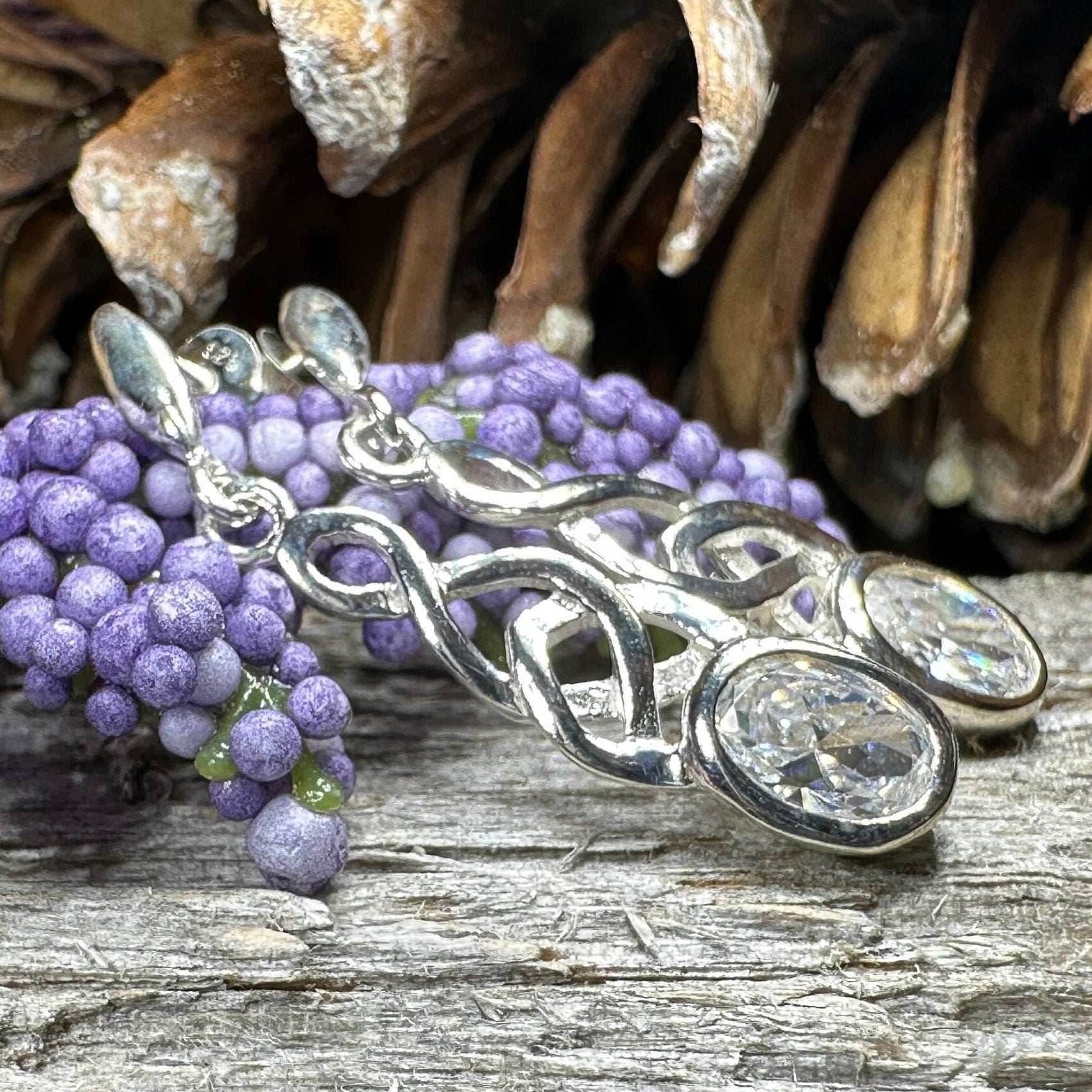 Crisiant Celtic Knot Post Earrings - 