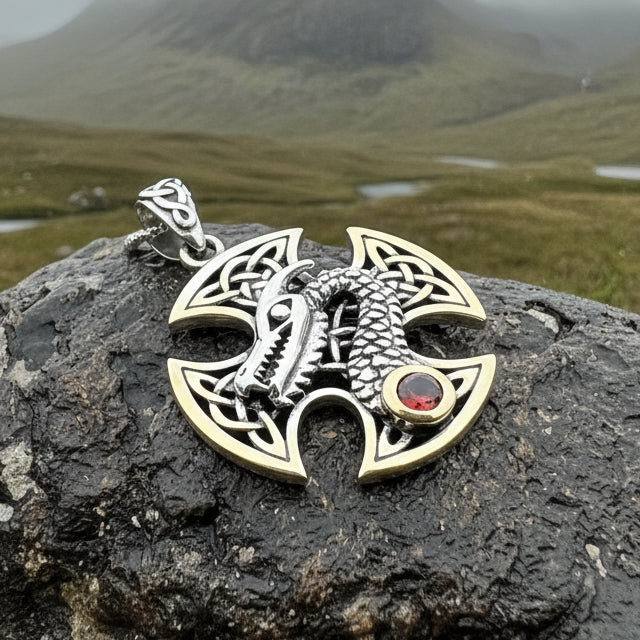 Dragonheart Celtic Cross Necklace