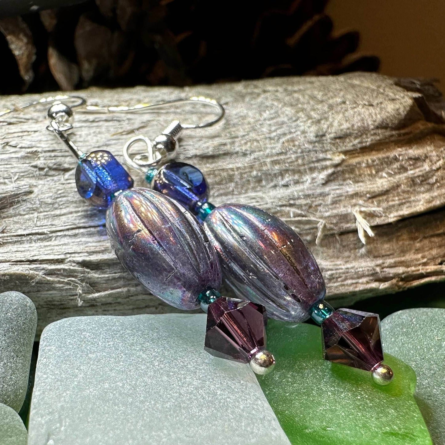 Summer Rain Crystal Earrings - 