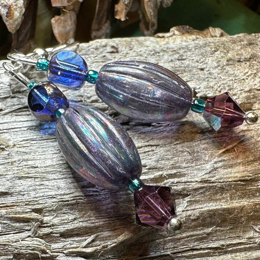 Summer Rain Crystal Earrings - 