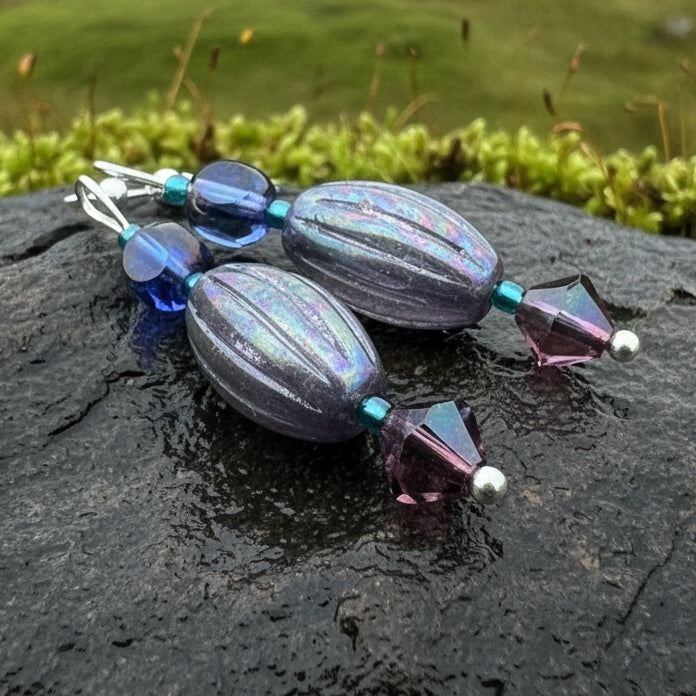 Summer Rain Crystal Earrings