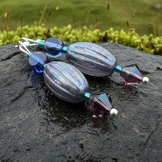 Summer Rain Crystal Earrings