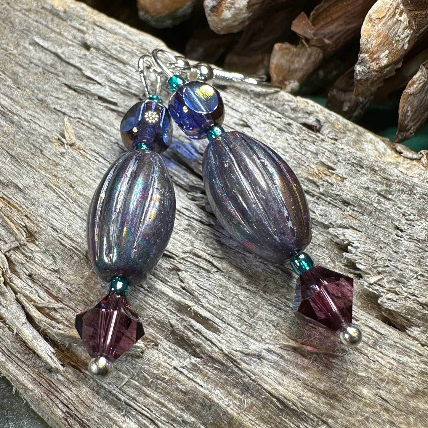 Summer Rain Crystal Earrings - 