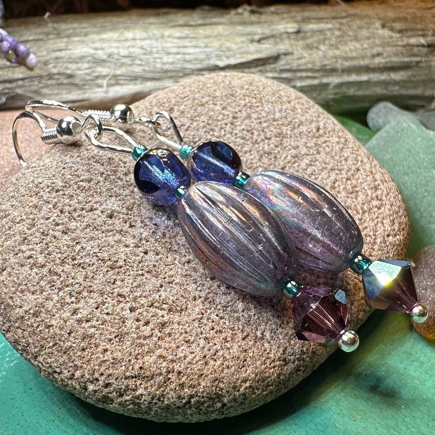 Summer Rain Crystal Earrings - 