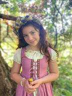 Children’s Girls Renaissance fairy 2-piece costume princess Fairy dress-up Reminisce Brand - Jade / 2T