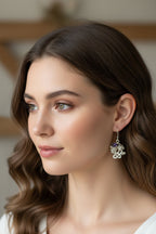 Cyrena Thistle Amethsyt Earrings