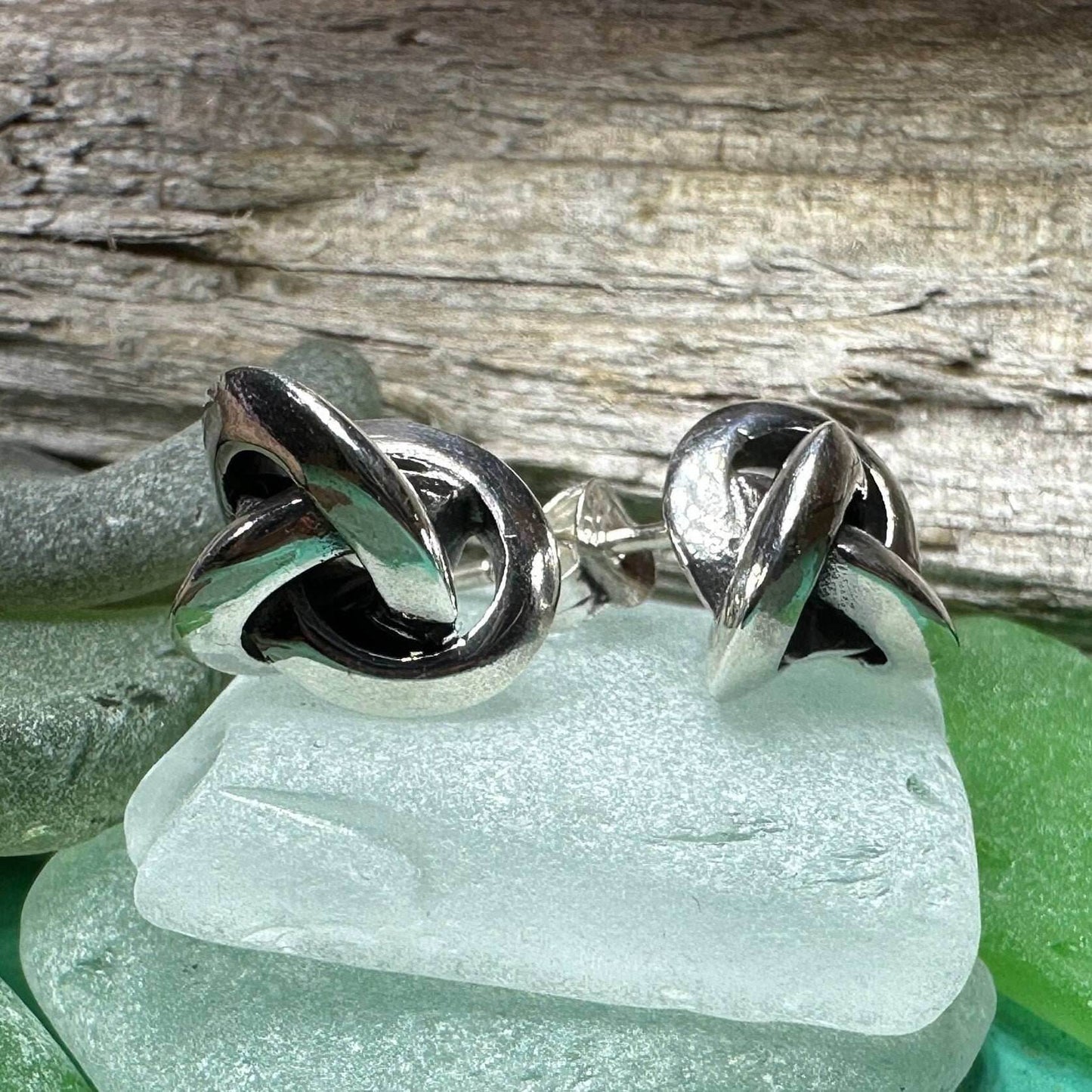 Vaylia Celtic Knot Post Earrings - 