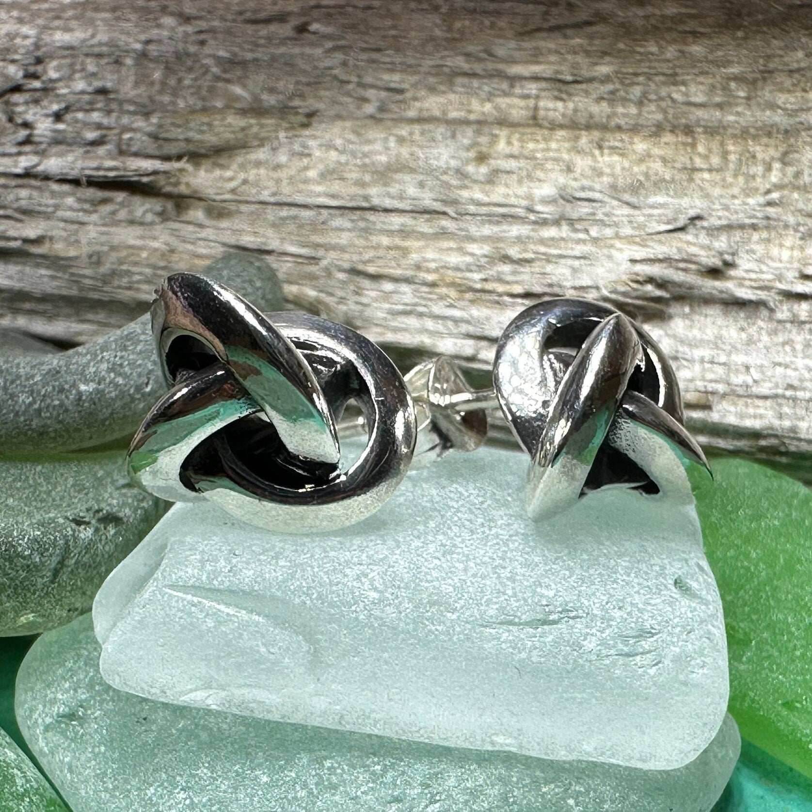 Vaylia Celtic Knot Post Earrings - 