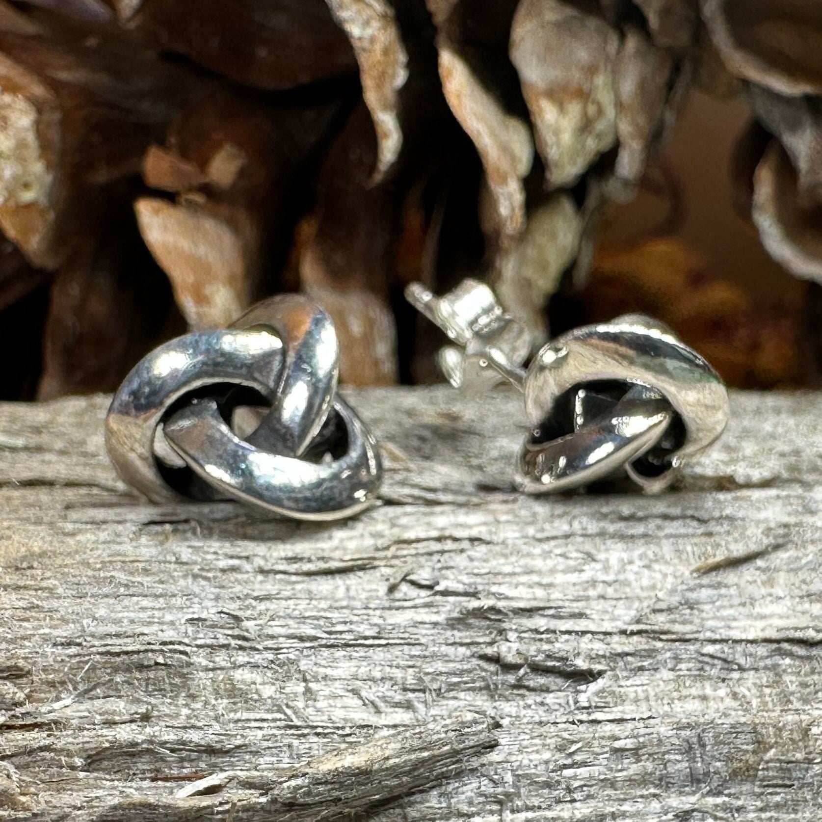 Vaylia Celtic Knot Post Earrings - 