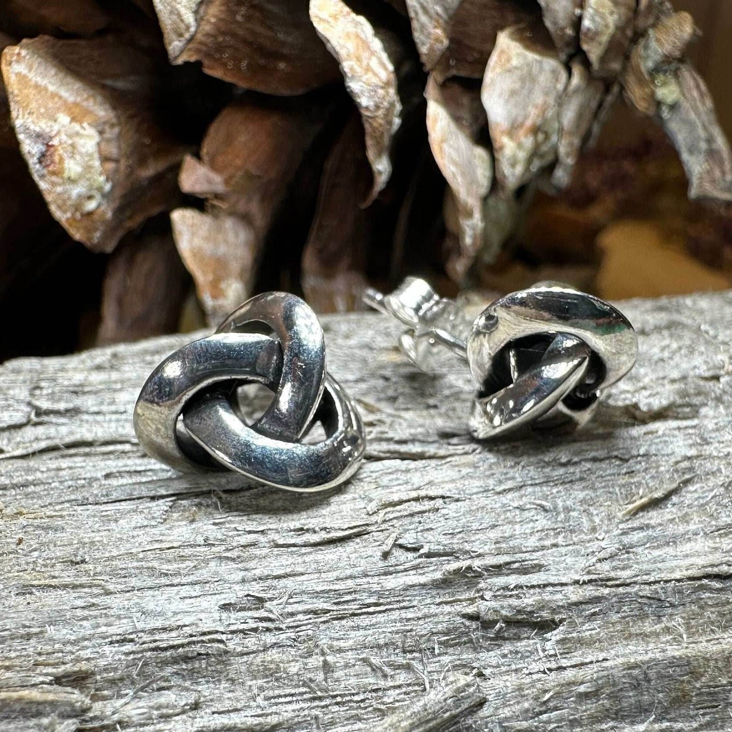 Vaylia Celtic Knot Post Earrings - 