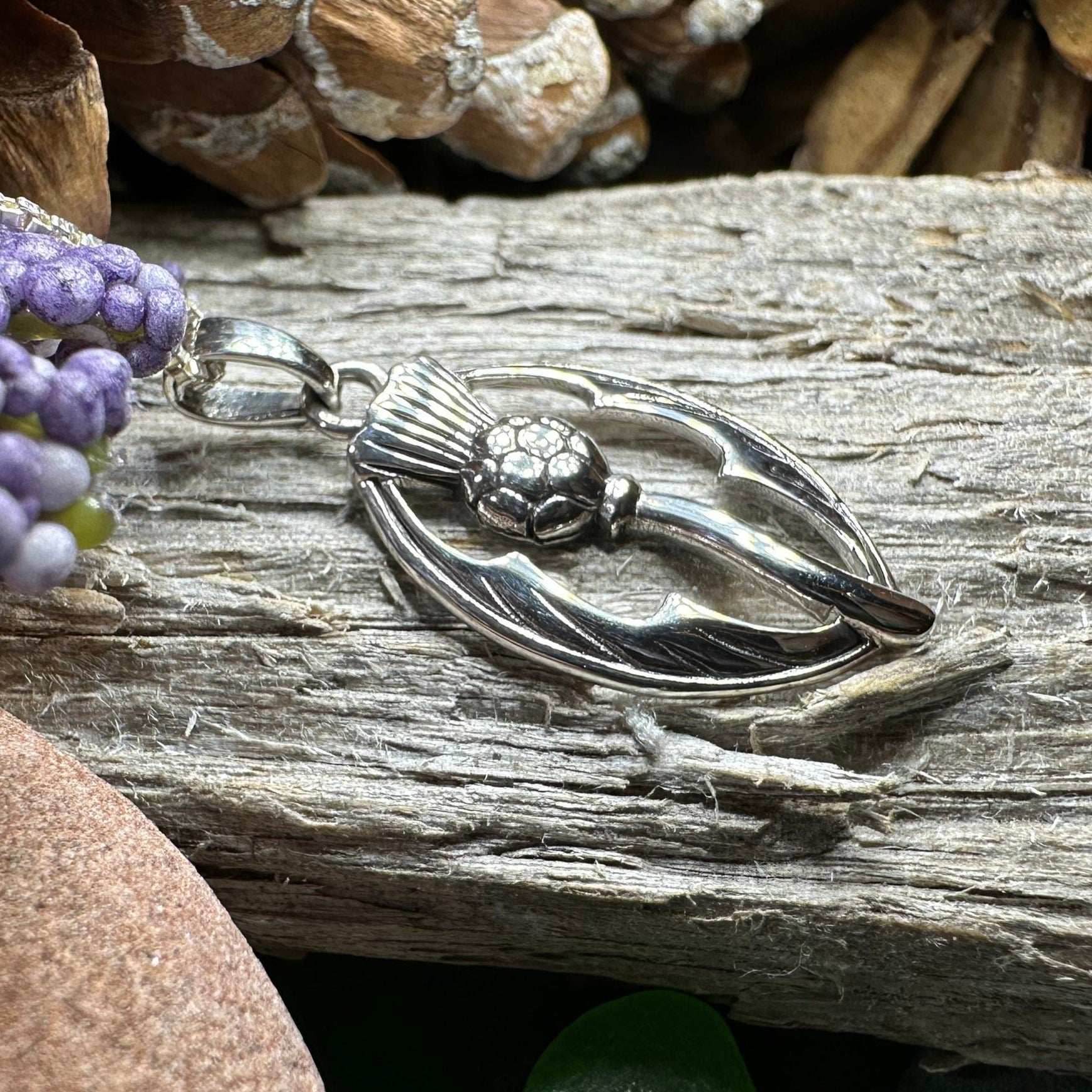 Tannith Thistle Necklace - 18