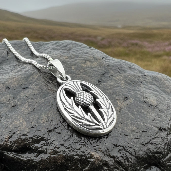 Simplicity Thistle Necklace