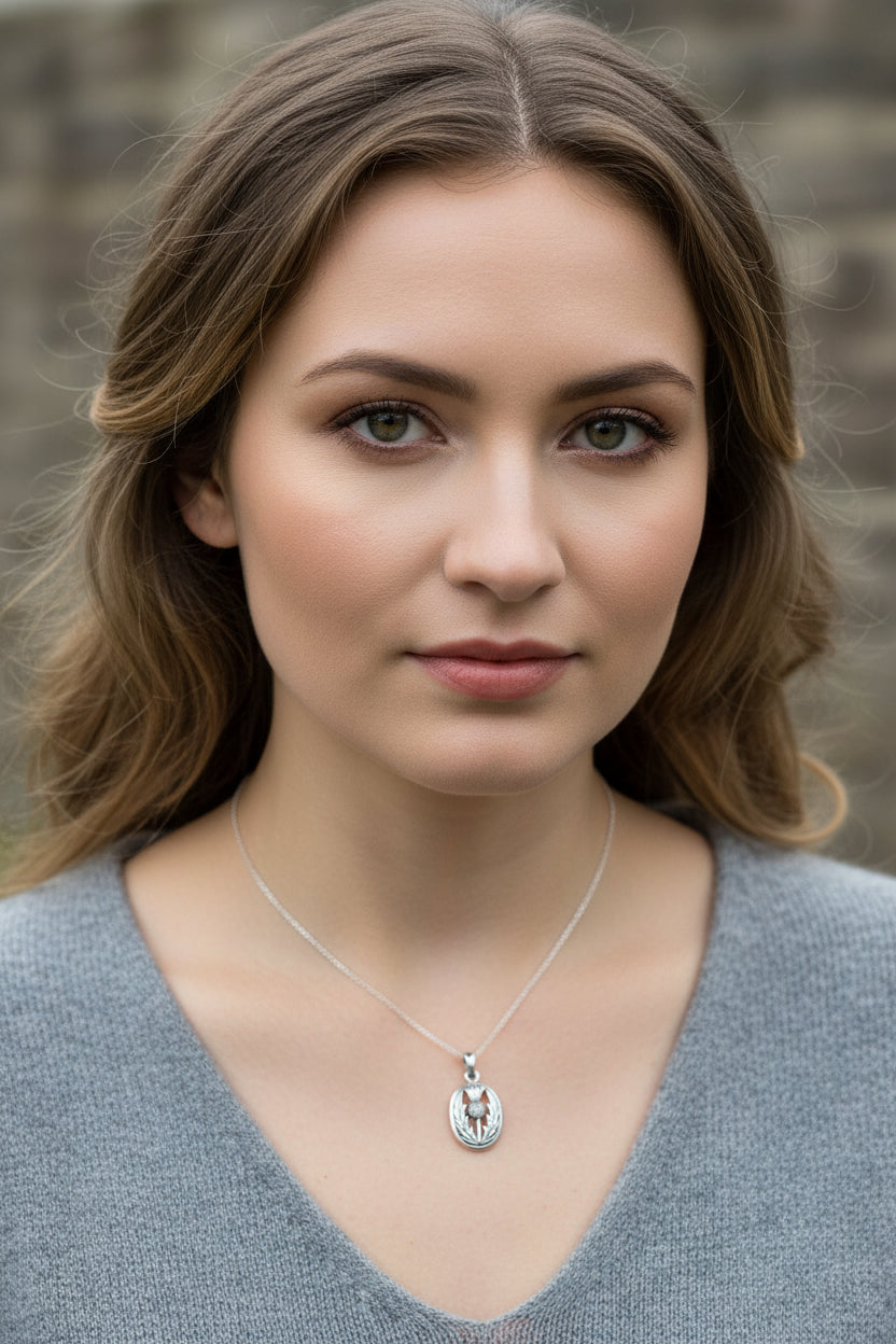 Simplicity Thistle Necklace