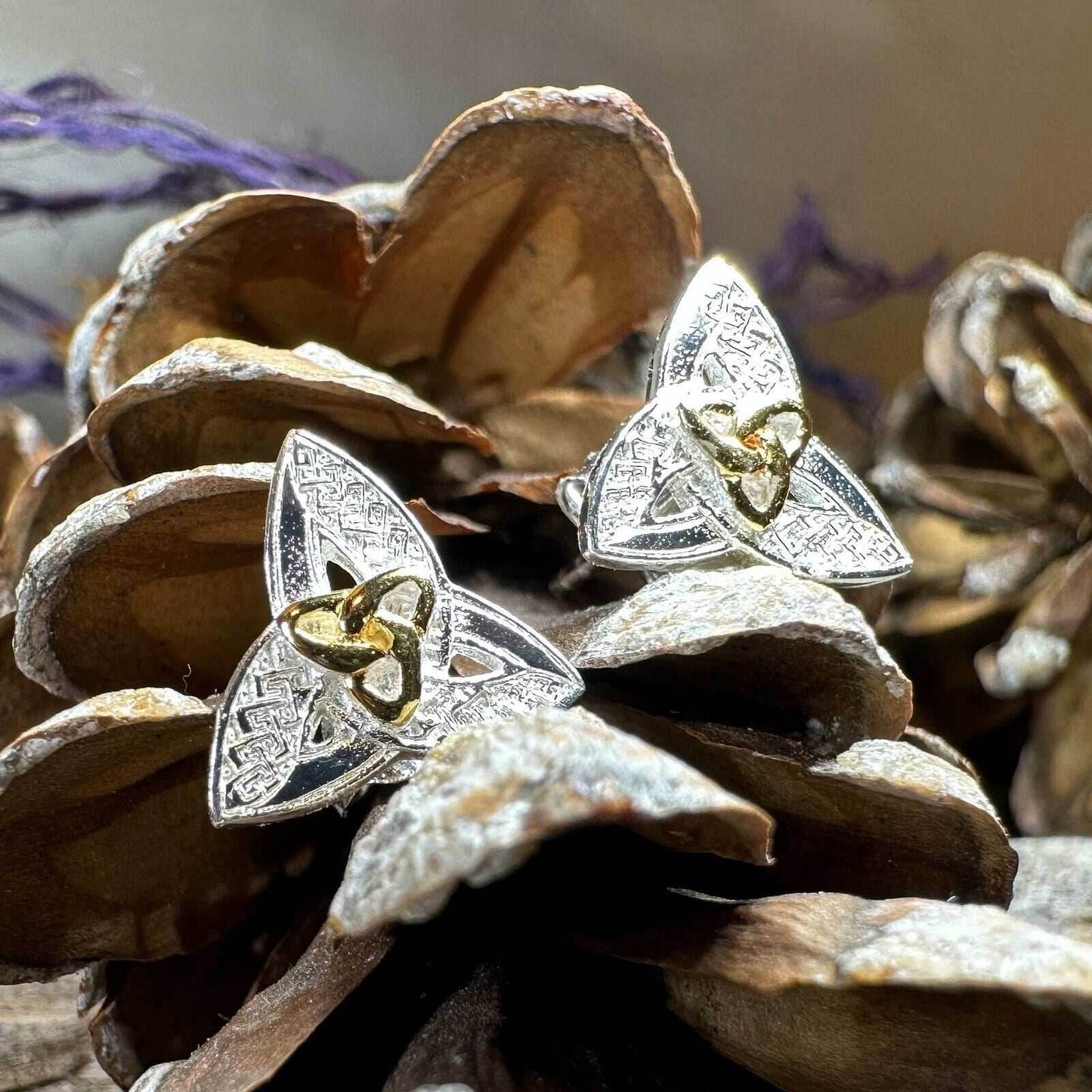 Elegance Trinity Knot Earrings - 