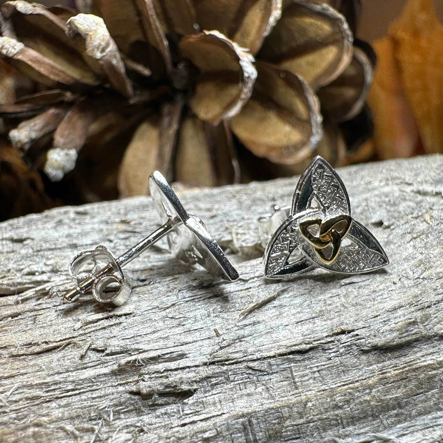 Elegance Trinity Knot Earrings - 