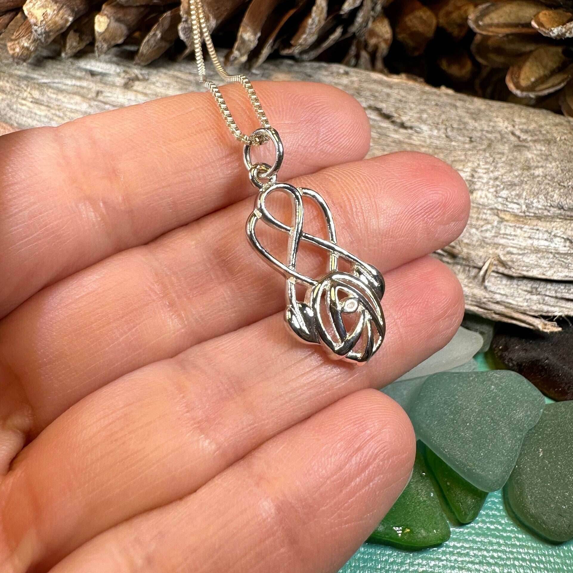 Joellen Mackintosh Rose Necklace - 18