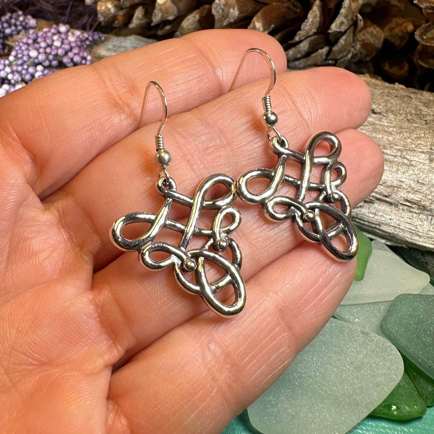 Nicollynne Celtic Knot Earrings - 