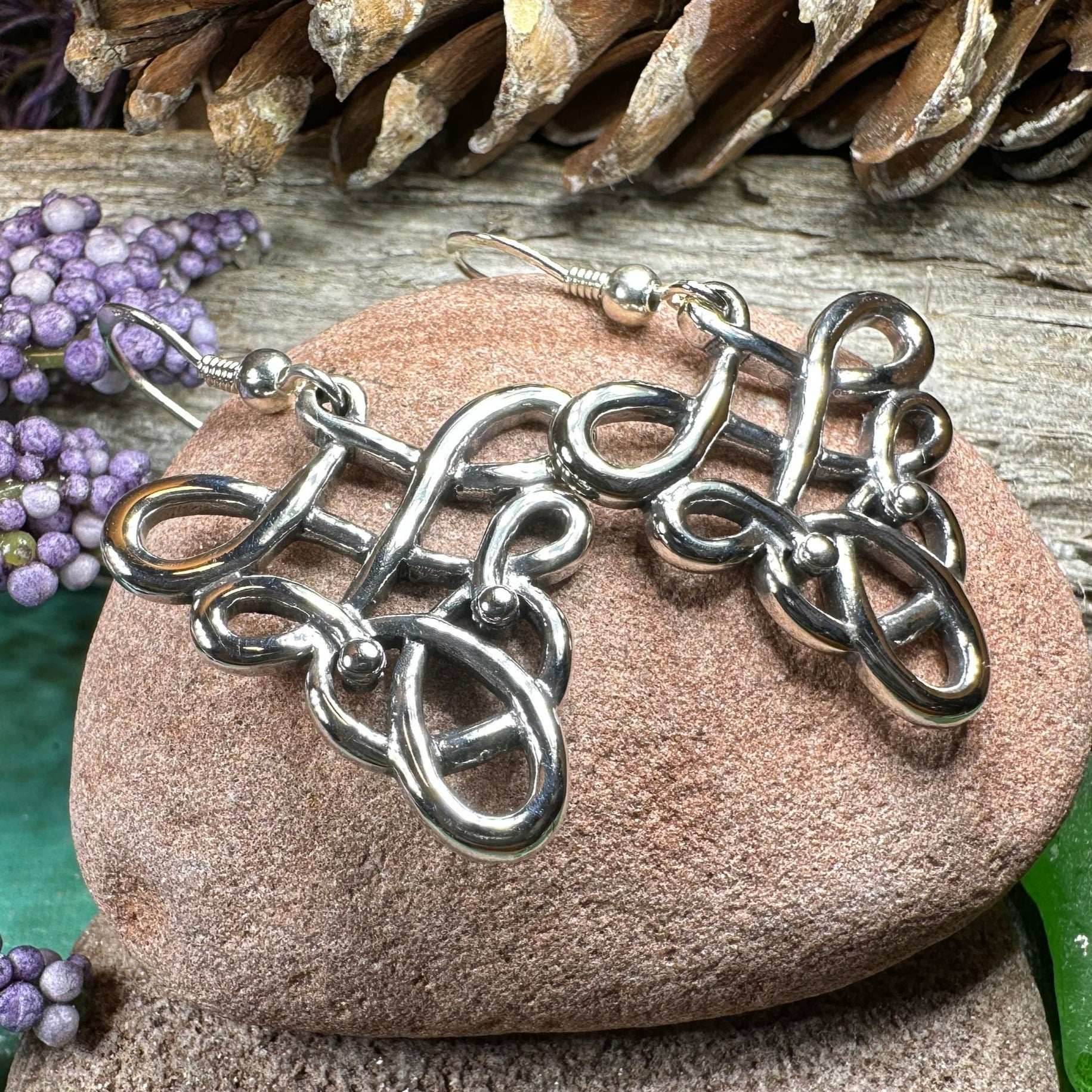 Nicollynne Celtic Knot Earrings - 