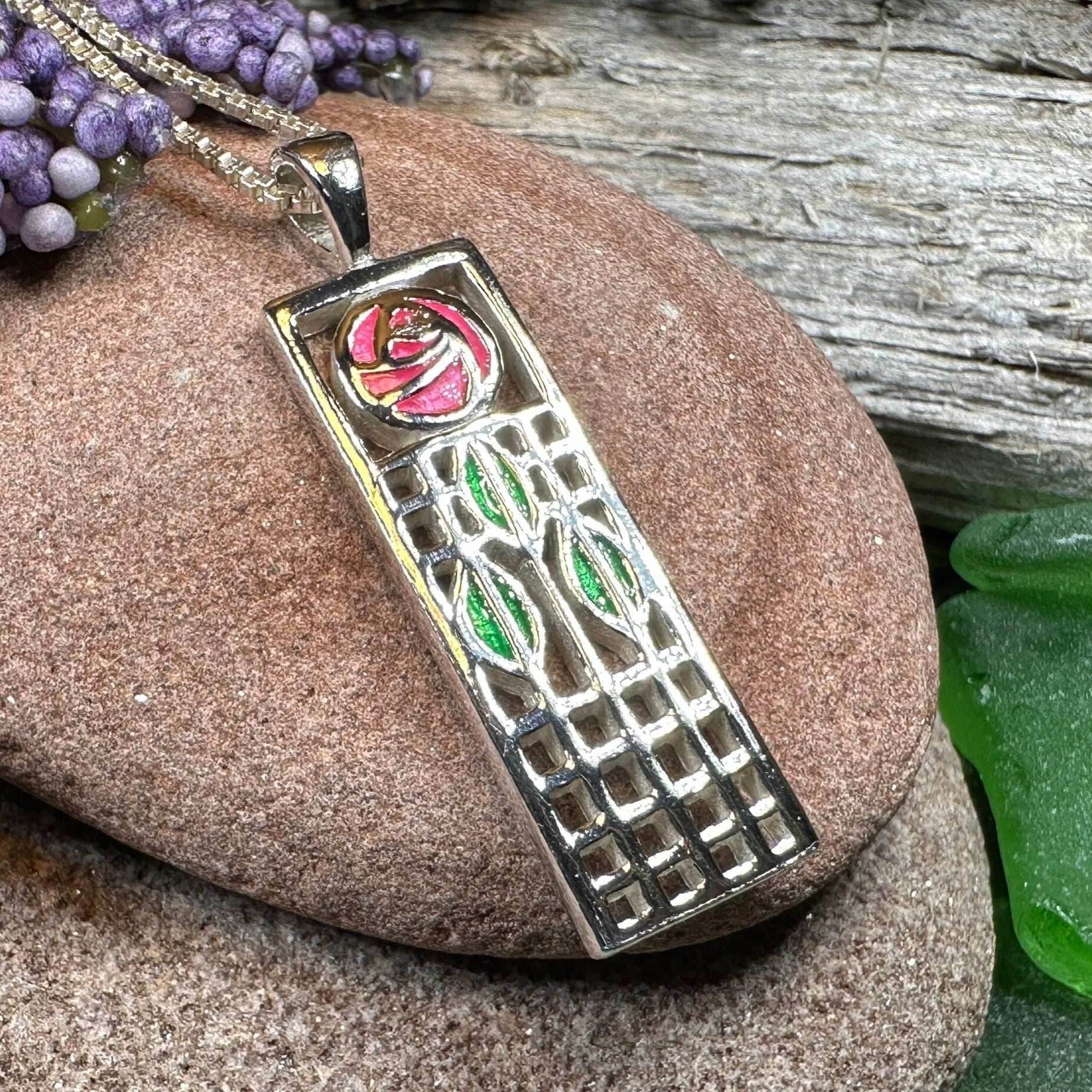 Rossana Mackintosh Rose Necklace - 18