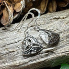 Delphine Trinity Knot Earrings