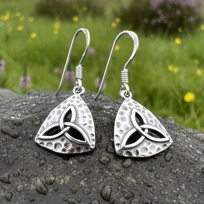 Delphine Trinity Knot Earrings