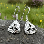 Delphine Trinity Knot Earrings