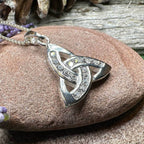 Brigetta Trinity Knot Necklace - 18